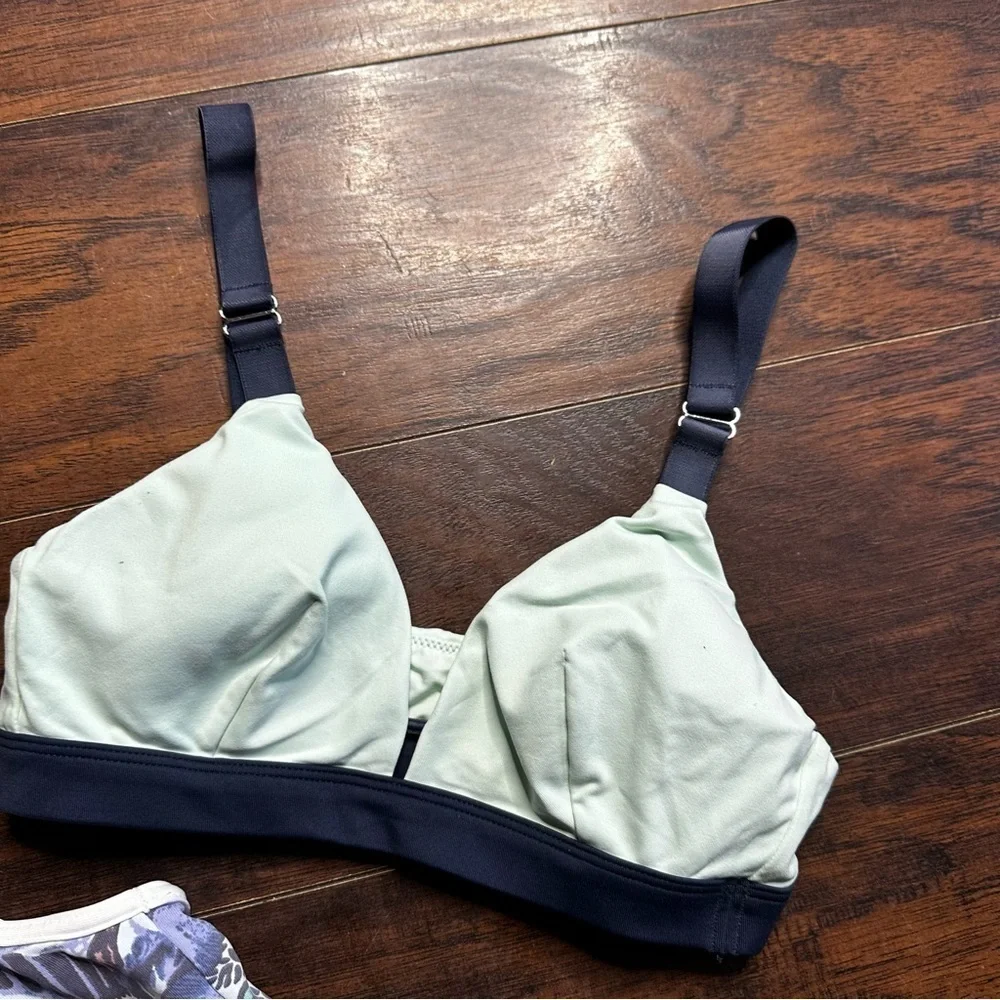 Lace Up Bikini Swim Top Set of 2